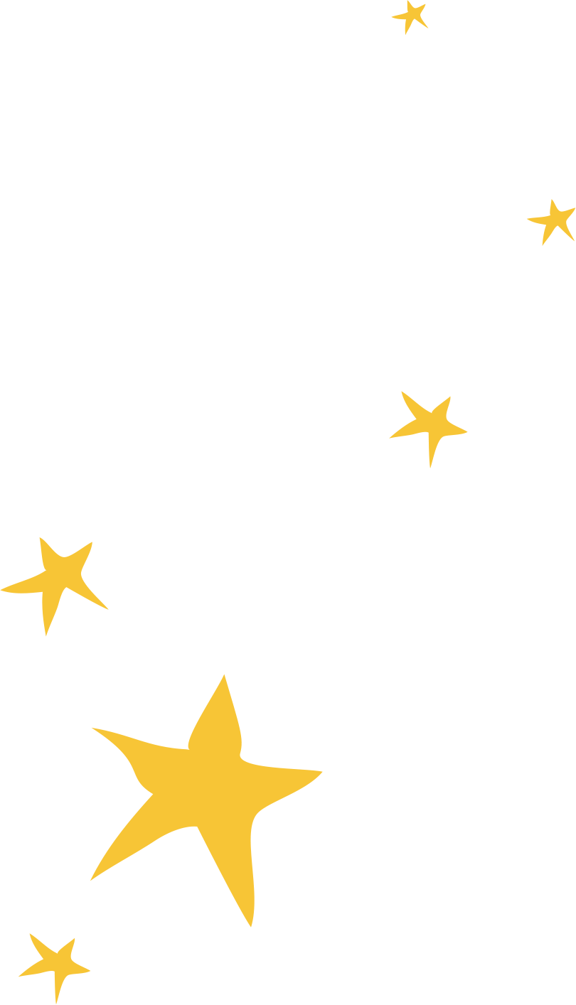 Drawing of yellow stars